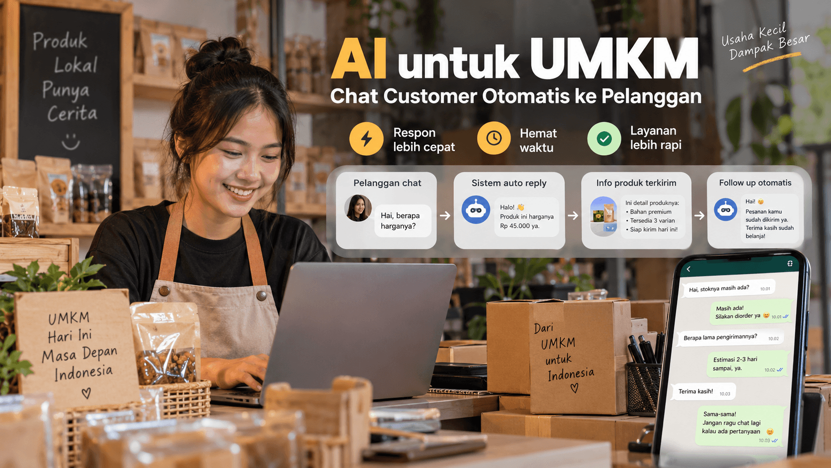 AI untuk UMKM: Cara Bisnis Kecil Menggunakan Artificial Intelligence untuk Berkembang