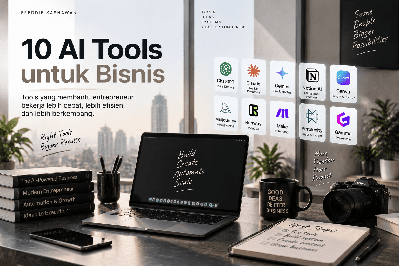 10 AI Tools untuk Bisnis yang Wajib Digunakan Entrepreneur di Era Digital