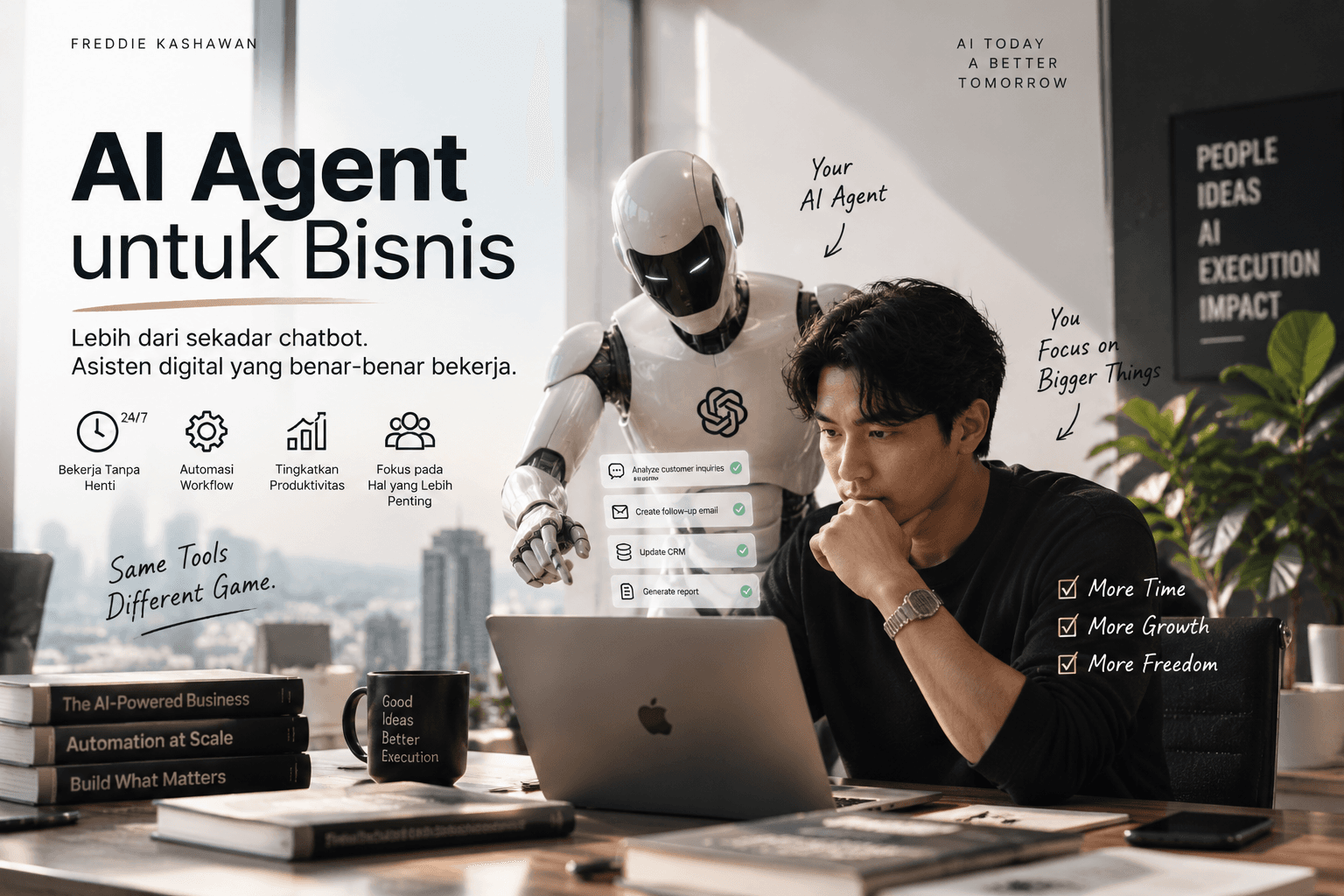 AI Agent untuk Bisnis: Cara Membuat Asisten Digital yang Bekerja 24 Jam