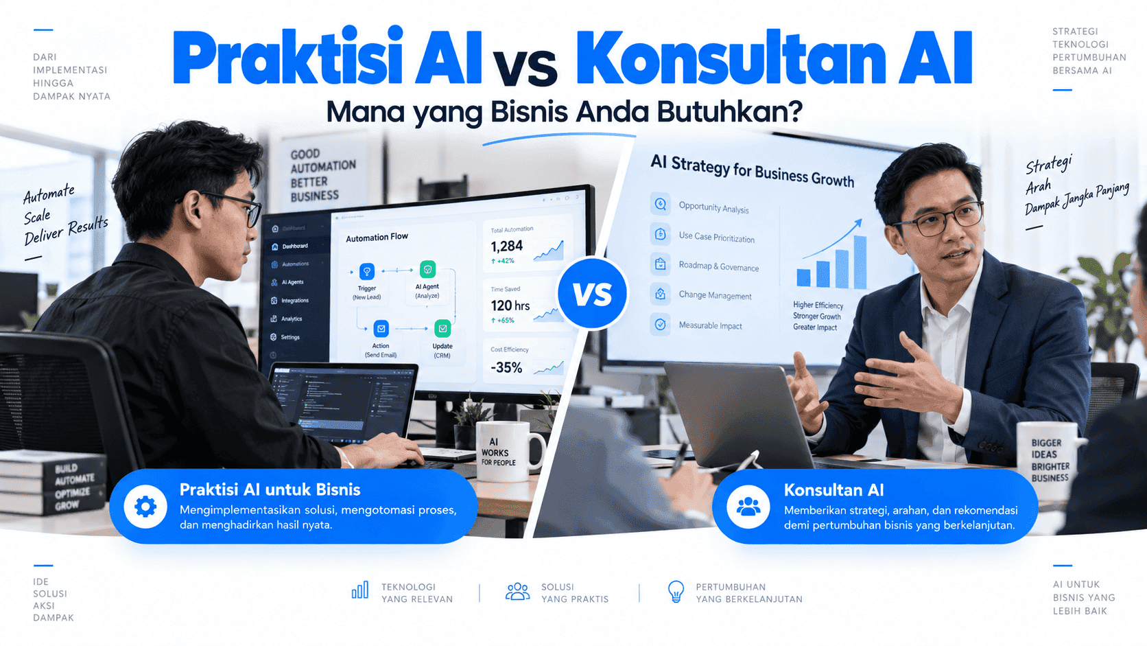 Praktisi AI untuk Bisnis atau Konsultan AI, Mana yang Anda Butuhkan?